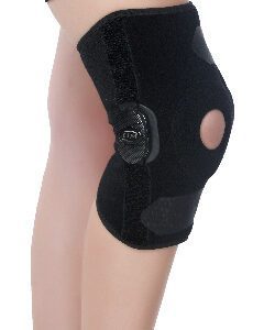 F09 POLYCENTRIC HINGED KNEE BRACE NEOPRENE – LARGE